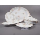 A Limoges part dinner service with a matched tureen