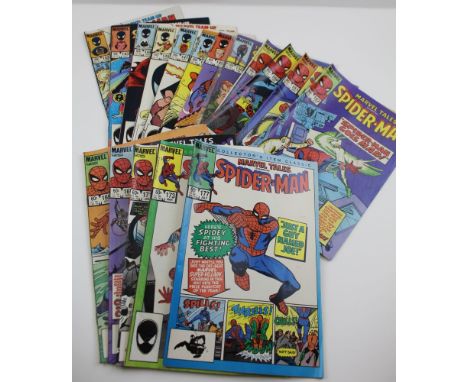Marvel Tales of Spider-man Edition 142 marvel team up captain marvel ,143 marvel team up starfox ,144 Marvel team up Moon Kni