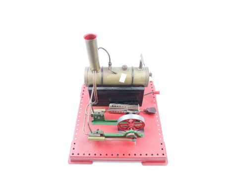 Mamod SE3 Stationary Engine on red base 