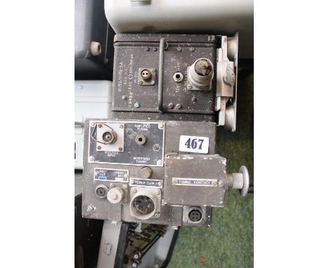 Vintage Aircraft Amplifier and R-89/ARN-5A Instrument 