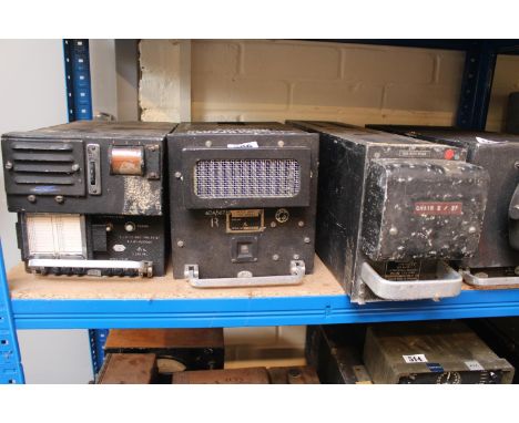 3 Plug In Radio receivers with military arrow marks Type R3673, Type R4187 &amp; Type 908 