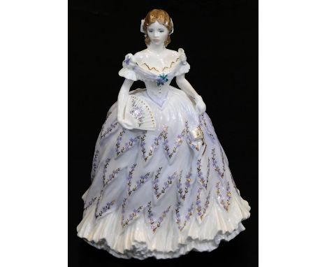 A Royal Worcester Compton and Woodhouse figure The Last Waltz, limited edition no.8085/12500, printed marks beneath, 23cm hig