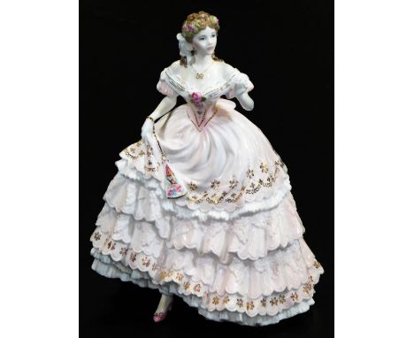 A Royal Worcester Compton and Woodhouse figure The Fairest Rose, limited edition no. 933/12500, printed marks beneath, 23cm h