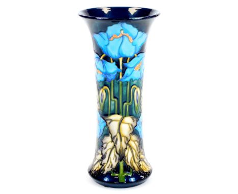 A Moorcroft pottery Blue Rhapsody vase, by Philip Gibson, marked beneath, 6cm high. (boxed)