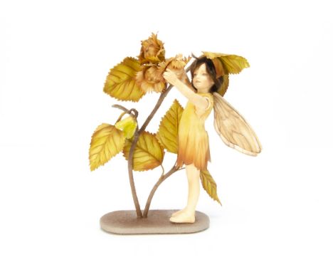 A R John Wright limited edition Cicely Mary Barker Hazel-Nut Fairy,  102 of 250, Flower Fairies series, in original box with 
