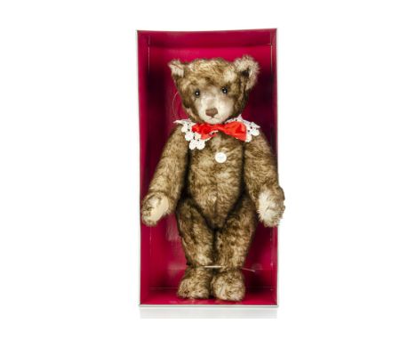 A large Steiff limited edition replica Happy Anniversary 1926,  1111 of 5000, 65cm., in original box with plastic lid, 1990 (