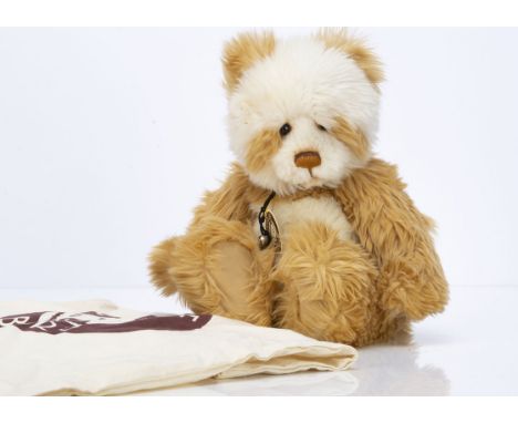 A Charlie Bears Claire teddy bear,  CB104722 with card tag in a Charlie Bears bag --13½in. (34.5cm.) high