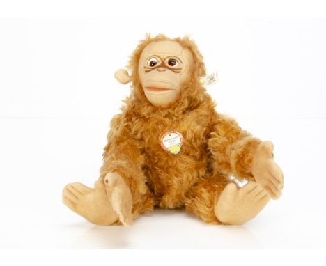 A Steiff limited edition Replica 1998 Orang-Utan Mimocculo 1930, 305 of 3000, in original box with certificate