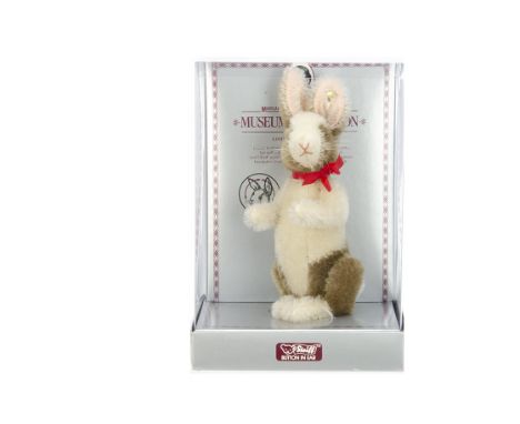 A Steiff limited edition Museum Collection 1911 Dutch Rabbit Replica,  2133 of 4000, in original window box, 1988