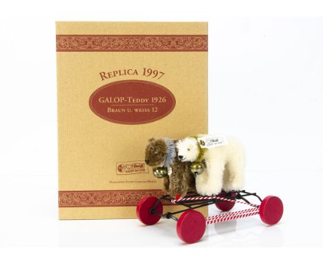 A Steiff limited edition 1997 Replica Galop Teddy 1926,  1090 of 2500, in original box with certificate and outer box