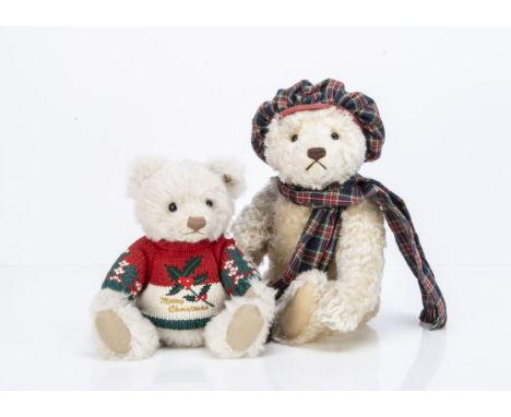 A Steiff limited edition Christmas Teddy Bear 2009, 1531 for the year, in original box with certificate; and a Steiff for Dan