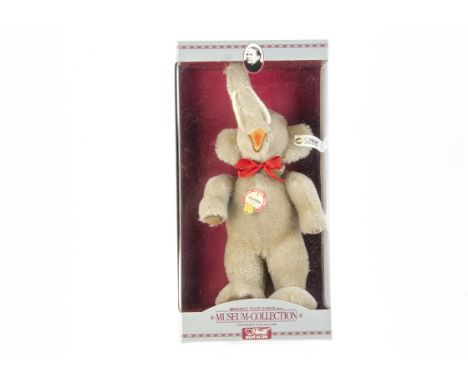 A Steiff limited edition Museum Collection 1932 Jumbo Elephant Replica,  2383 of 4000, in original window box with outer box,