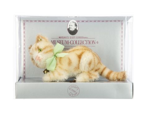 A Steiff limited edition Museum Collection 1928 Tabby Replica,  66 of 6000, in original window box, 1986-88