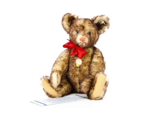 A Steiff limited edition for USA exclusive replica Petsy Bicolour 1927,  1000 of 5000, 50cm., in original box with plastic li