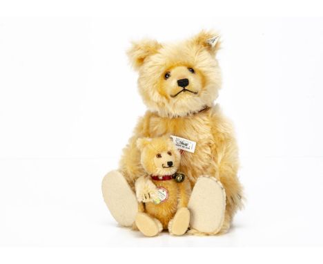 Two Steiff limited edition USA Exclusive Teddy Baby Replica 1931,  the 1280 of 5000 --12¼in. (31cm.) high; and the smaller 28