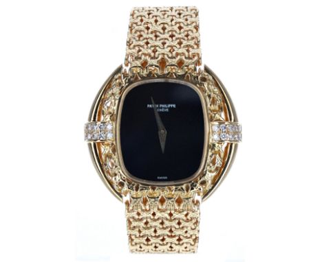Attractive Patek Philippe, Genéve 18ct diamond set lady's wristwatch, reference no. 4319/1, case no. 2.764.7xx, movement, no.