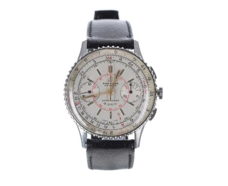 Breitling Chronomat chronograph stainless steel gentleman's wristwatch (Patent 217012), reference no. 769, circa 1940's, seri