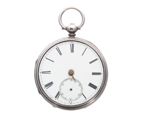 Victorian silver fusee lever pocket watch, London 1881, the movement signed Davies, Liscard, no. 7811, with engraved balance 