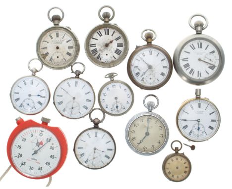 Smiths Yacht Timer, together with a quantity of assorted lever and cylinder pocket watches for repair (12) 