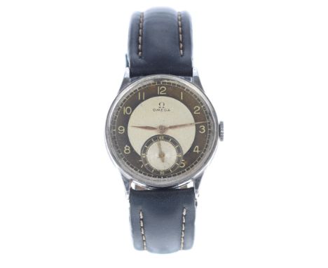 Omega stainless steel gentleman's wristwatch, reference no. 26.5.SOB.T2, case no. 9729xxx, serial no. 9001xxx, circa 1939, ci
