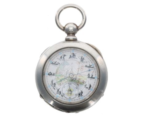 Elgin National Watch Co. 'G.M. Wheeler' lever pocket watch, serial no. 732212, circa 1879, signed movement, with compensated 