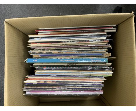 Seventy LP record albums, 12” singles, compilations, etc. artists including; Boy George, Wham! Belinda Carlisle, The Cure, Ji