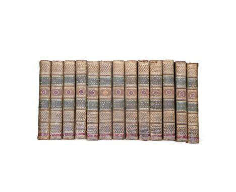 ° ° Hume, David - The History of England ...(mixed editions), 13 vols. engraved portrait frontis. and other plates; contemp. 