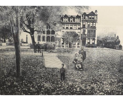 Peter Milton, (American, b.1930), monochrome print, 'October piece', unsigned, 52 x 70cm. Condition - fair