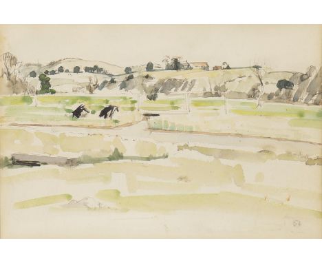 
	
		λ&nbsp;Derek Hill (British 1916-2000)
		Landscape
		Watercolour and pen
		Signed with monogram (lower right)
		16.5 x 24