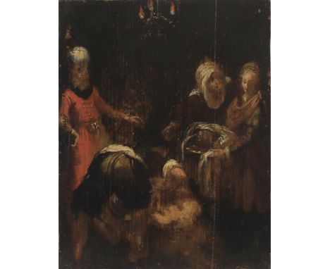 
	
		Flemish School (17th century)
		Salome with the head of John the Baptist, a study 
		Oil on panel 
		20 x 15.5cm (7¾ x 6