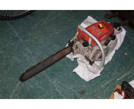 A Stihl 041AV chainsaw