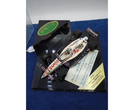 Heritage Racing 5010 K-Mart Havoline Lola, Nigel Mansell in presentation case