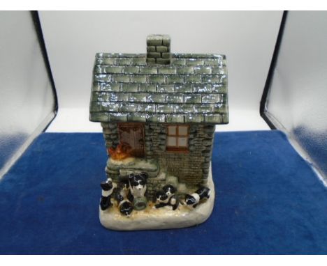 James Herriot country kitchen collie dog 'jocks pride'  tea caddy/ biscuit jar