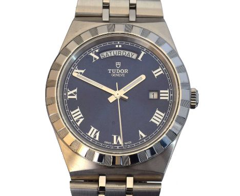 A stainless steel Tudor Royal Date Day automatic wristwatch, A stainless steel Tudor Royal Date Day automatic wristwatch, ref
