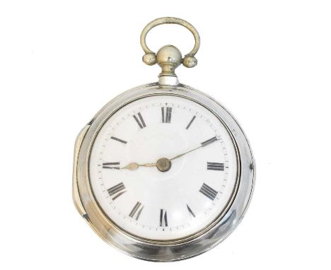 A George III silver pair cased pocket watch by A. Cameron, Liverpool, A George III silver pair cased pocket watch by A. Camer