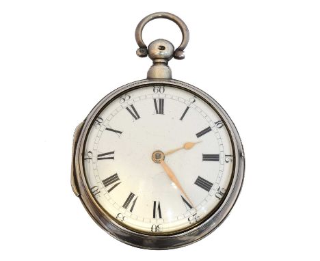 A George III silver pair cased pocket watch by Murray, London, A George III silver pair cased pocket watch by Murray, London,