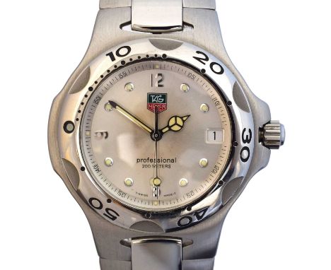 A stainless steel Tag Heuer 'Kirium' quartz wristwatch, A stainless steel Tag Heuer 'Kirium' quartz wristwatch, ref. WL1114, 