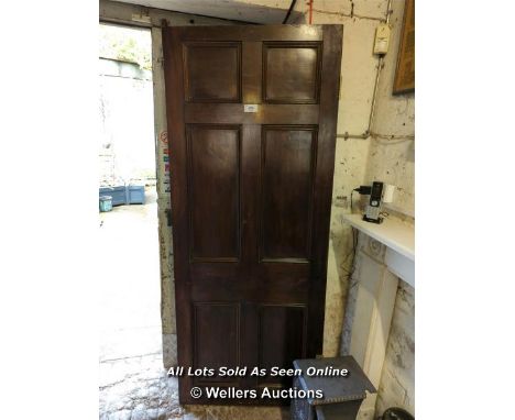 GEORGIAN MAHOGANY SIX PANEL DOOR 