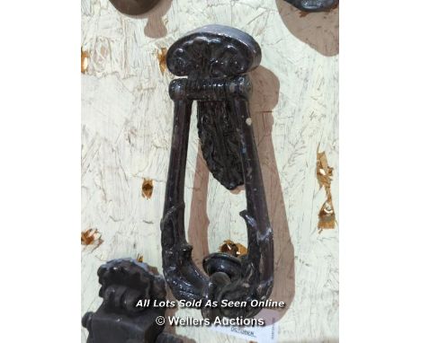 CAST IRON KNOCKER - 9" L