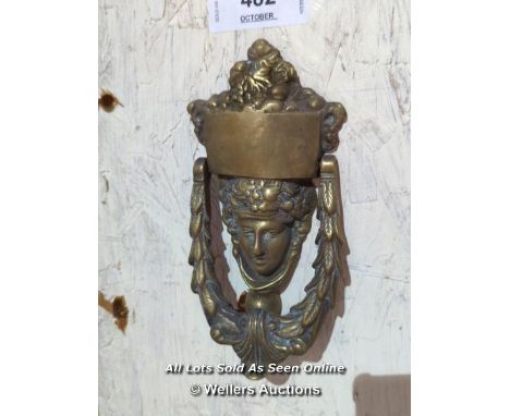 CAST IRON KNOCKER - 8" L