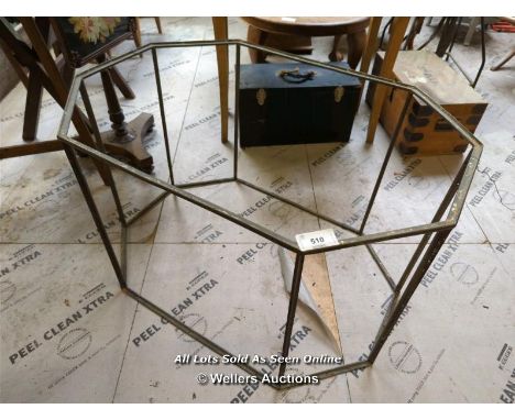 BRASS ROOF LIGHT WITHOUT GLAZE - 22" H X 37" W X 26" D