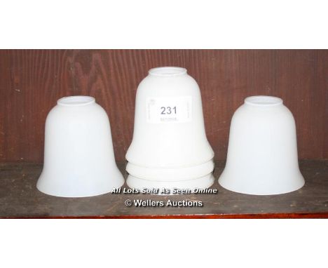 SET OF FIVE LIGHT SHADES