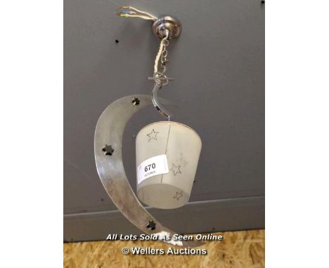 MOON SHAPED CEILING LIGHT