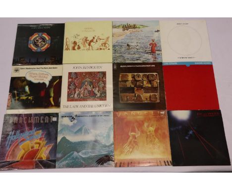 Twelve Rock albums: Spandau Ballet, Vangelis, Incantation, John Renbourn, Blood Sweat and Tears, Genesis (2), Parchment, Geno