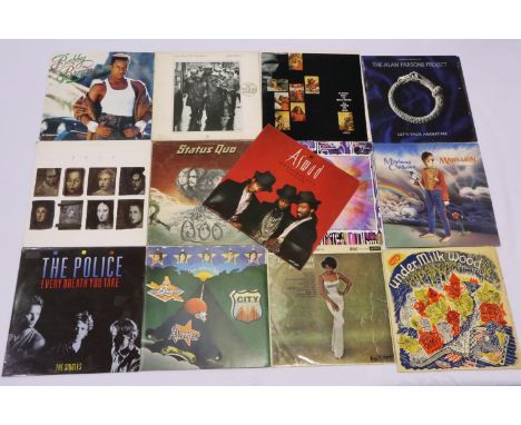 Mixed records including Prince, The Police and Marillion (12). UK P&amp;P Group 2 (£20+VAT for the first lot and £4+VAT for s