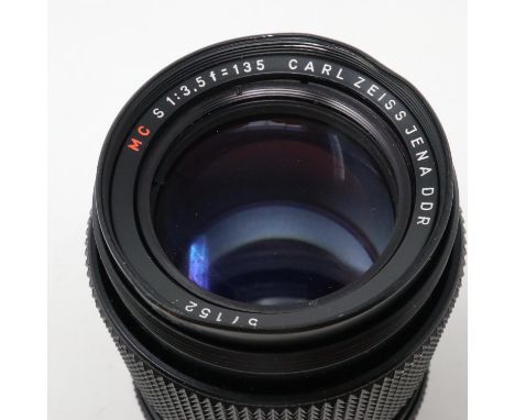 Zeiss MCS 135mm F3.5 telephoto lens. UK P&amp;P Group 2 (£20+VAT for the first lot and £4+VAT for subsequent lots) 