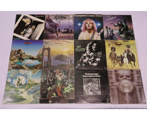 Twelve Rock albums: Emerson Lake and Palmer, Doobie Brothers, Magnum, Peter Frampton, Rory Gallagher, Steve Harley, Steve How