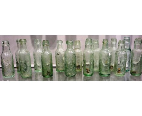 Fifteen codd bottles, all from Liverpool breweries, including Thomas Rothwell, Vallets, J. G Ashmore, W. Preston etc. UK P&am