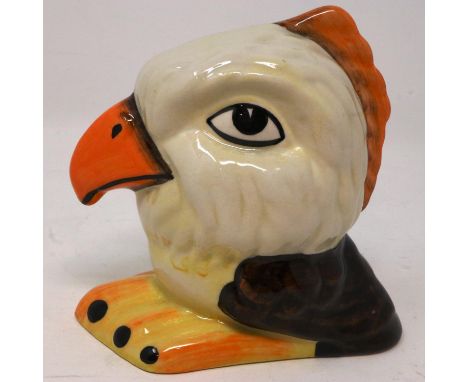 Lorna Bailey small eagle, no cracks or chips, H: 90 mm. UK P&amp;P Group 1 (£16+VAT for the first lot and £2+VAT for subseque
