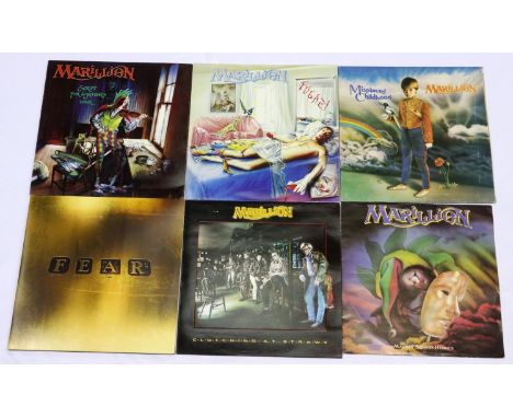 Five Marillion albums: Clutching at Straws, F**k Everyone and Run, Script for a Jesters Tear, Fugazi, Misplaced Childhood, an